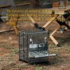 Encounter the wonderful outdoors, starting from owning an integrated folding mini stainless steel charcoal stove.