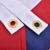Heavy Duty Embroidered Stars USA Flag Sewn Stripes Fade Resistance Brass Grommets All Weather UV Active