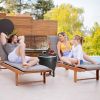 Ice Bucket Plastic Side Table