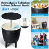Ice Bucket Plastic Side Table