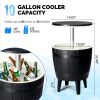Ice Bucket Plastic Side Table