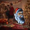 Santa Head Ekkolight 24"H