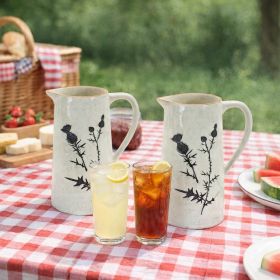 Pitcher (Set of 2) 10"H Ceramic