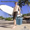 Portable Cooler Bar Table with Bottle Opener