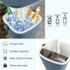 Portable Cooler Bar Table with Bottle Opener