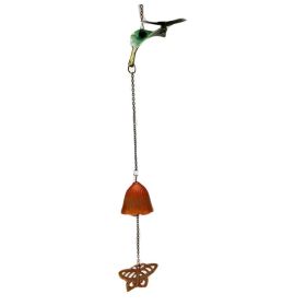 Bamboo Leaves Dragonfly/Butterfly Cast Iron Wind Chimes