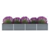Garden Raised Bed Galvanized Steel 126"x31.5"x17.7"