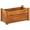 Garden Raised Bed Acacia Wood 19.7"x9.8"x9.8