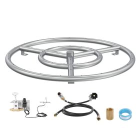 VEVOR 18 inch Round Drop-in Fire Pit Pan
