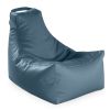 Jaxx Juniper Nautical Edition - Casual Bean Bag Seating Marine Vinyl, Bay Navy Blue