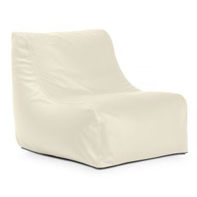 Jaxx Ponce Nautical Edition - Bean Bag Chair Marine Vinyl, White