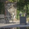 Side Table Trolley;  Outdoor Prep Dining Table Serving Cart with 304 Stainless Steel Top