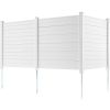 VEVOR Outdoor Privacy Screens, 50" W x 50" H  Horizontal Vinyl Privacy Fence