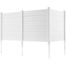 VEVOR Outdoor Privacy Screens, 50" W x 50" H  Horizontal Vinyl Privacy Fence