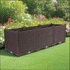 SOGA 120cm Raised Planter Box Vegetable Herb Flower Outdoor Plastic