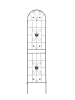 4 Pack Metal Garden Trellis 86.7" x 19.7" Rustproof Trellis for Climbing Plants Outdoor Flower Support Black