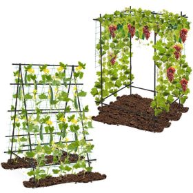 A Frame Garden Cucumber Trellis