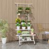 4 Tier Hanging Plant Stand with Hanging Bar