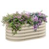 Outsunny 3.5' x 2' x 1.4' Galvanized Raised Garden Bed Kit