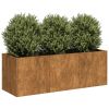Planter Rusty 47.2"x15.7"x15.7" Weathering Steel