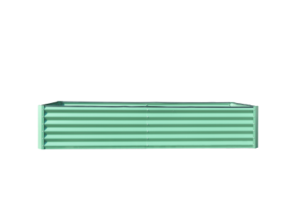 8x4x1.5 ft Galvanized Raised Garden Bed,