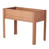 Raised Garden Bed with Legs, Elevated Wooden Planter Box