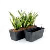2-Pack Smart Self watering Rectangle Planter