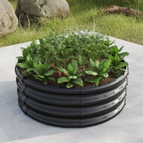 32.08"*11.4" Tall Round Raised Garden Bed