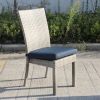 Balcones 9-Piece Outdoor Dining Table Set With 8-Dining Chairs, Gray/Navy