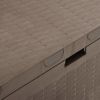 Patio Storage Box Brown 44.9"x18.5"x23.6"