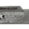 Fiber Reinforced Concrete Propane/Natural Gas Fire pit table(Cast Stone)
