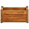 Garden Raised Bed Acacia Wood 19.7"x9.8"x9.8
