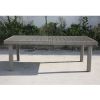 Balcones 9-Piece Outdoor Dining Table Set With 8-Dining Chairs, Gray/Navy