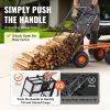 VEVOR Dump Cart, Metal Garden Dump Cart with Easy to Assemble Frame, 400 lbs Capacity