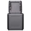 Patio Storage Box 21.3"x20.9"x22.4" 34.3 gal Dark Gray and Black