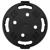 Plant Trolleys with Wheels 5 pcs Diameter 11.8" Black 374.8 lb