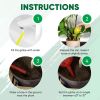 Plant Watering Globes Set of 6 Self Watering Globes for Indoor Outdoor Plants Multicolored Automatic Glass Watering Bulbs for Everyday Use Measures 63