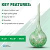 Plant Watering Globes Set of 6 Self Watering Globes for Indoor Outdoor Plants Multicolored Automatic Glass Watering Bulbs for Everyday Use Measures 63