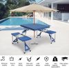 Siamese Folding Tables and Chairs