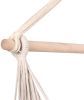Hammocks Hanging Rope  Chair Swing Seat with Two Seat Cushions and Carrying Bag;  Weight Capacity 300 Lbs;  Natural