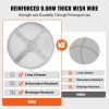 VEVOR Fire Pit Spark Screen Round 27", Reinforced Heavy Duty Steel Metal Cover