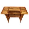 Bar Table 43.3"x19.7"x41.3" Solid Acacia Wood