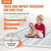 VEVOR Kids Foam Puzzle Floor Playmat 0.5 in 6 Pcs Interlocking EVA Soft Tiles