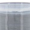 CERAMIC 8" PLANTER ON STAND, BLUE FADE