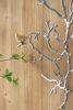 17x5.5x22" Metal Branch Wall Sculptures with Bird Accents, Set of 2