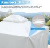 10'x12' Gazebo Cover for Hardtop Gazebos, Outdoor Universal Winter Gazebo Cover with Sidewalls and Mesh Windows