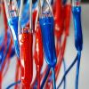 1PC American Flag Net Light; Outdoor Waterproof Mesh Lights; LED String Light; Multicolor Lights For Garden  Wall Decor