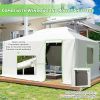 12'x20' Gazebo Cover for Hardtop Gazebos, Outdoor Universal Winter Gazebo Cover with Sidewalls and Mesh Windows