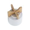 5" TRIBAL PLANTER W/ WOOD STAND