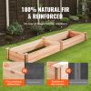 VEVOR Wooden Raised Garden Bed Planter Box 94.5x23.6x9.8" Flower Vegetable Herb
